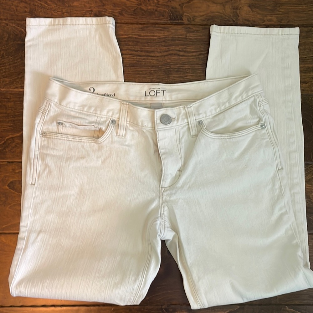 Ivory Loft boyfriend jeans